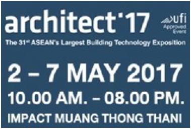 See You at ARCHITECT EXPO 2017, Bangkok