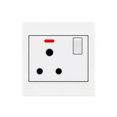 15A Switch Socket with neon